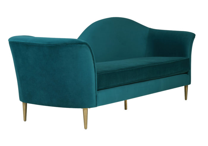 PLATO AQUA VELVET SOFA - Image 3