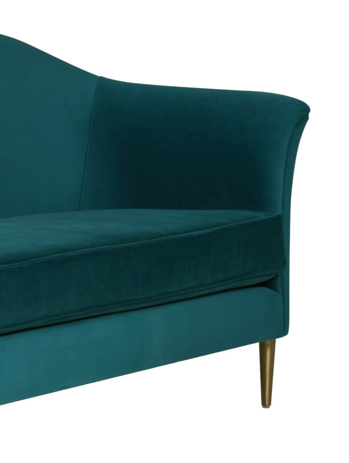 PLATO AQUA VELVET SOFA - Image 5