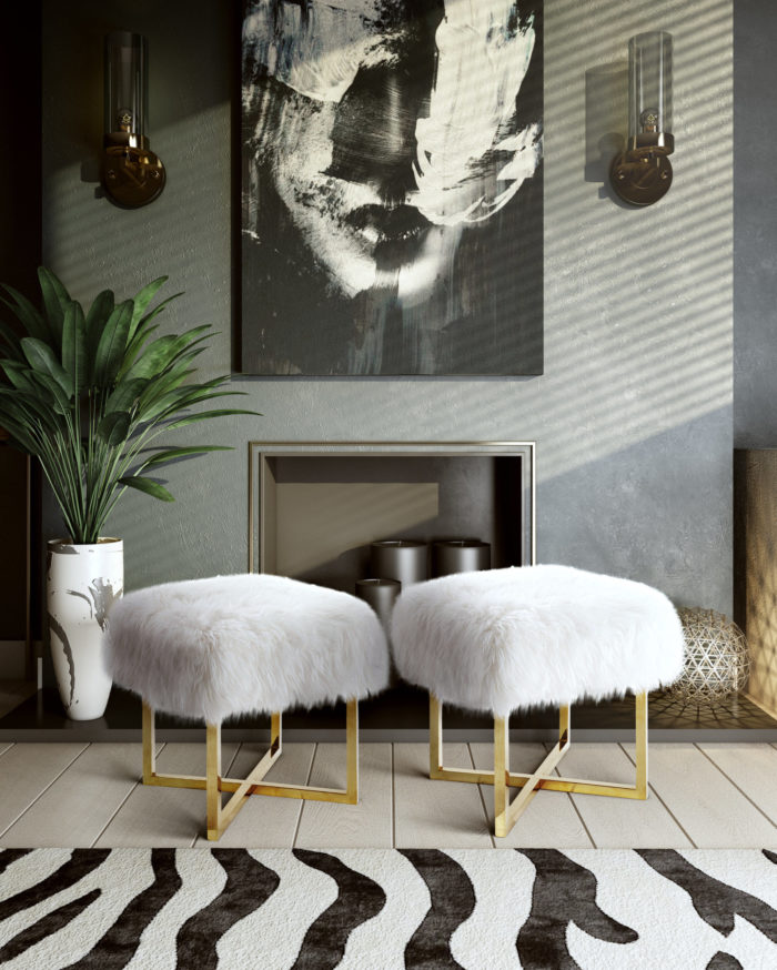 NOMO SHEEPSKIN STOOL - Image 6
