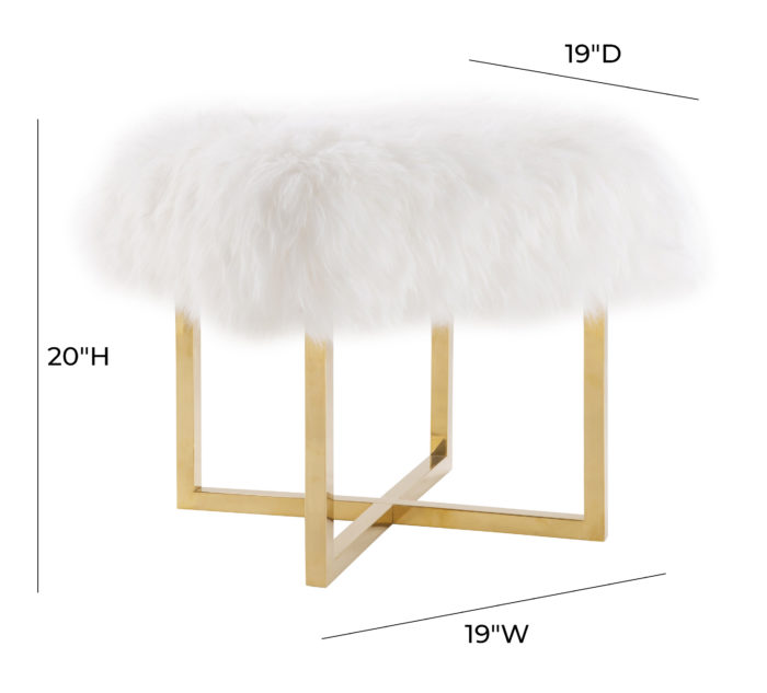 NOMO SHEEPSKIN STOOL - Image 5