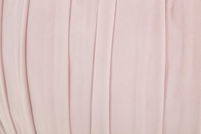 FLEUR BLUSH VELVET OTTOMAN - Image 3