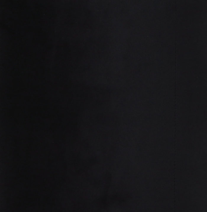 OPAL BLACK VELVET OTTOMAN -SILVER BASE - Image 5