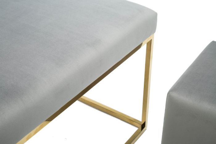 LILA TRI VELVET BENCH - Image 14