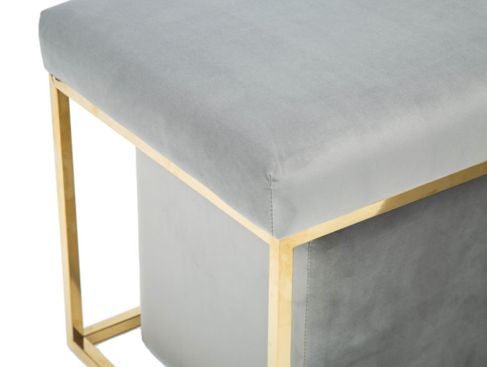 LILA TRI VELVET BENCH - Image 12