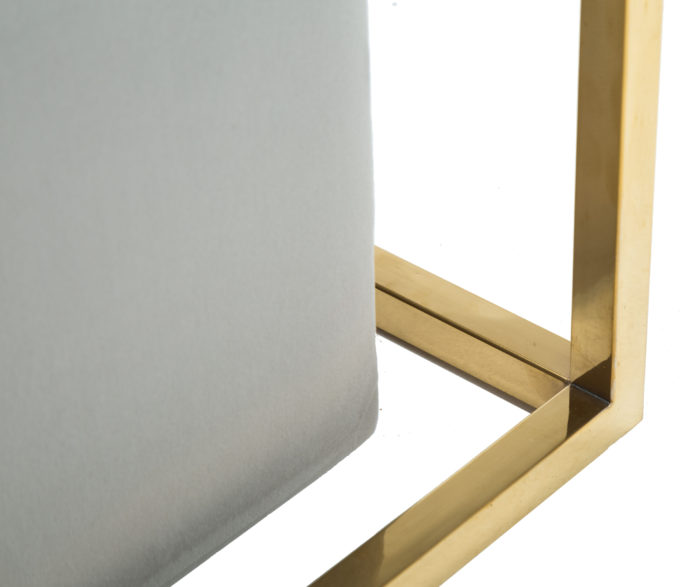 LILA TRI VELVET BENCH - Image 6