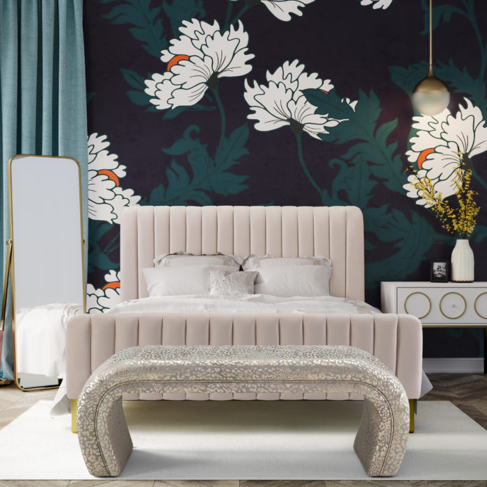 KENYA GILDED LEOPARD  BENCH