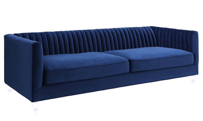 AVIATOR BLUE VELVET SOFA - Image 3