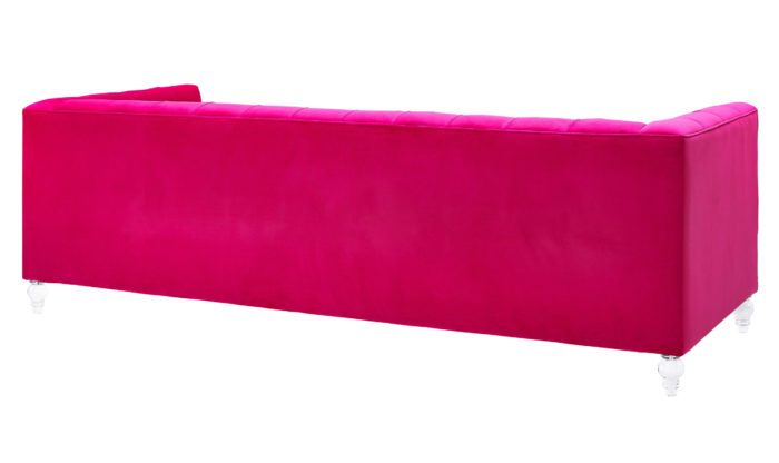 Bea Pink Velvet Sofa Couch - Image 4