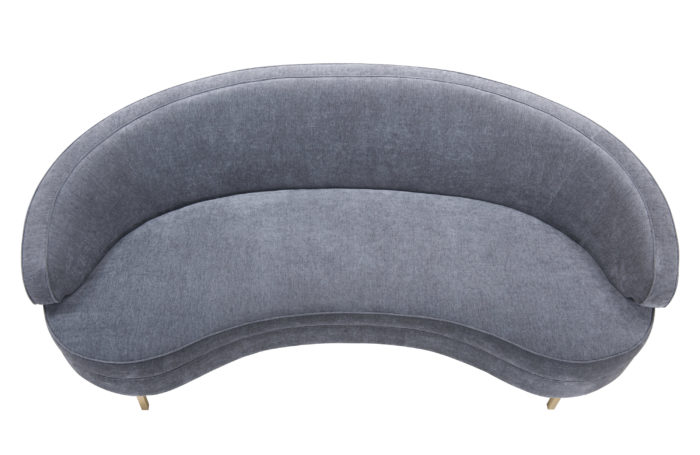 BAILA GRAY VELVET SOFA - Image 3
