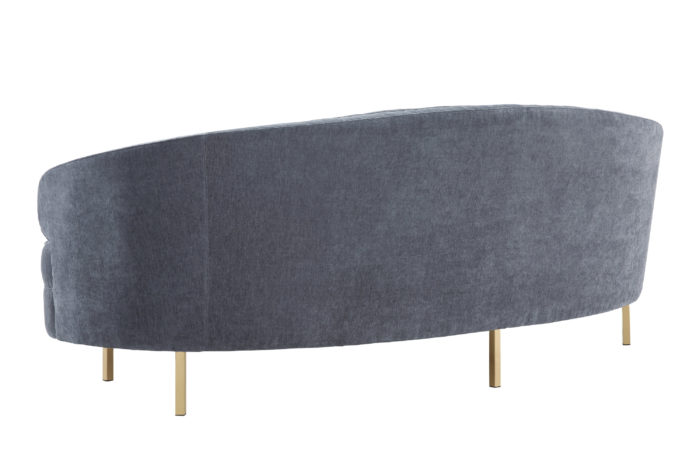 BAILA GRAY VELVET SOFA - Image 5