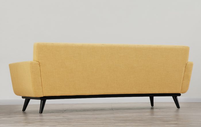 JAMES MUSTARD YELLOW LINEN SOFA - Image 8