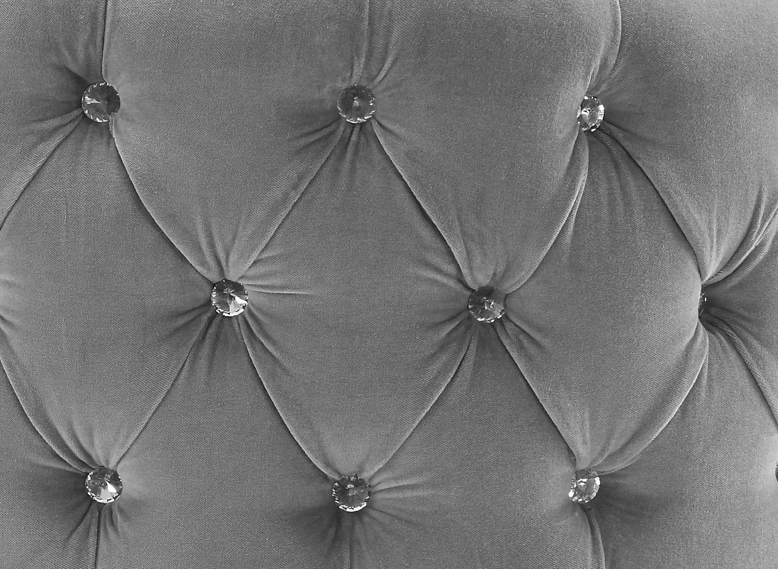 ADINA GREY VELVET LOVESEAT WITH SILVER LEGS - Image 6