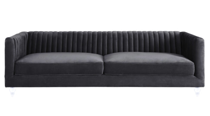 AVIATOR GREY VELVET SOFA - Image 2