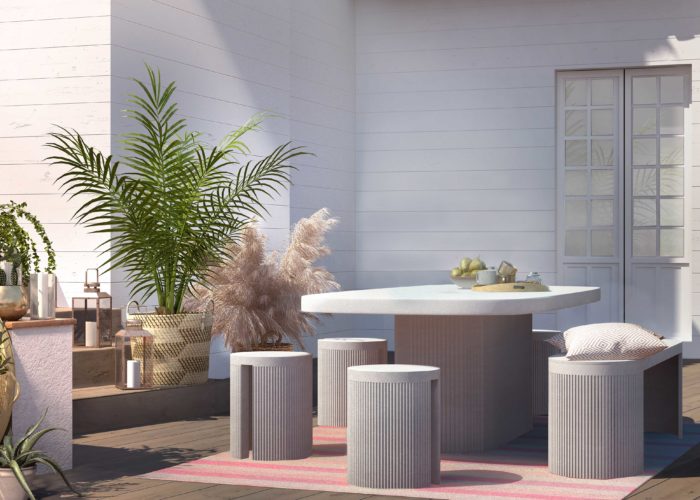 Wave Concrete Dining Table - Image 5