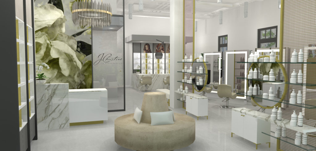 Luxury Salon Design by Michele Pelafas