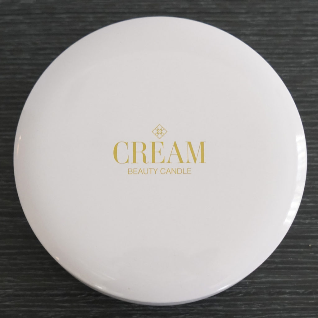 Cream Beauty Candle by Michele Pelafas