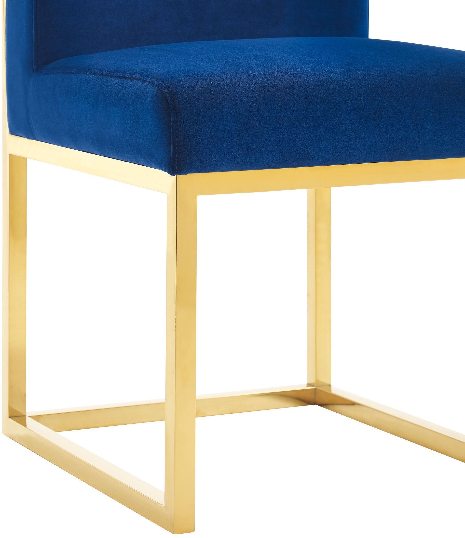HAUTE NAVY VELVET CHAIR Michele Pelafas