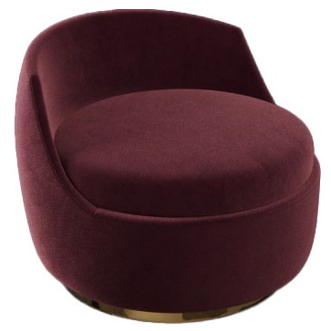 Round Slipper Chair