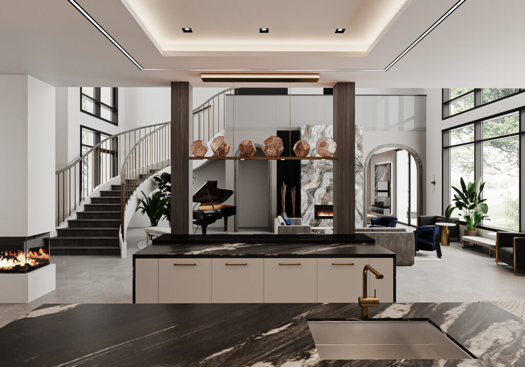 Open Home Plan Design by Michele Pelafas