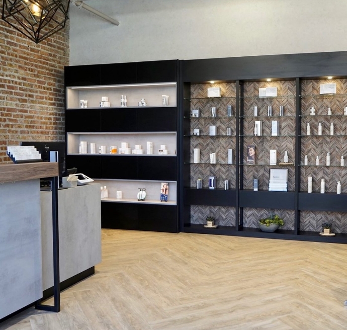 Salon Product Shelves