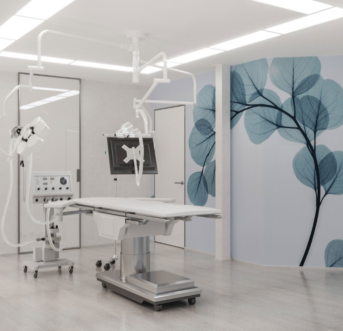 Interior design for plastic surgery offices