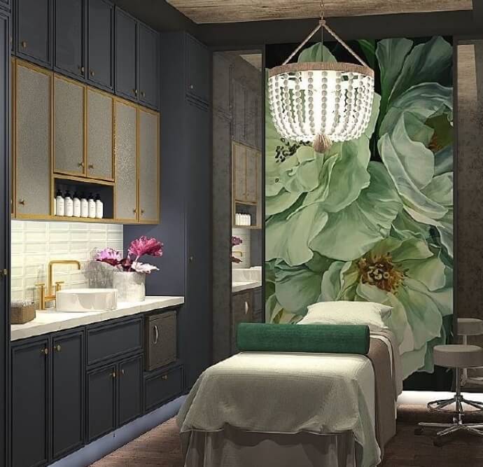 Private spa furniture