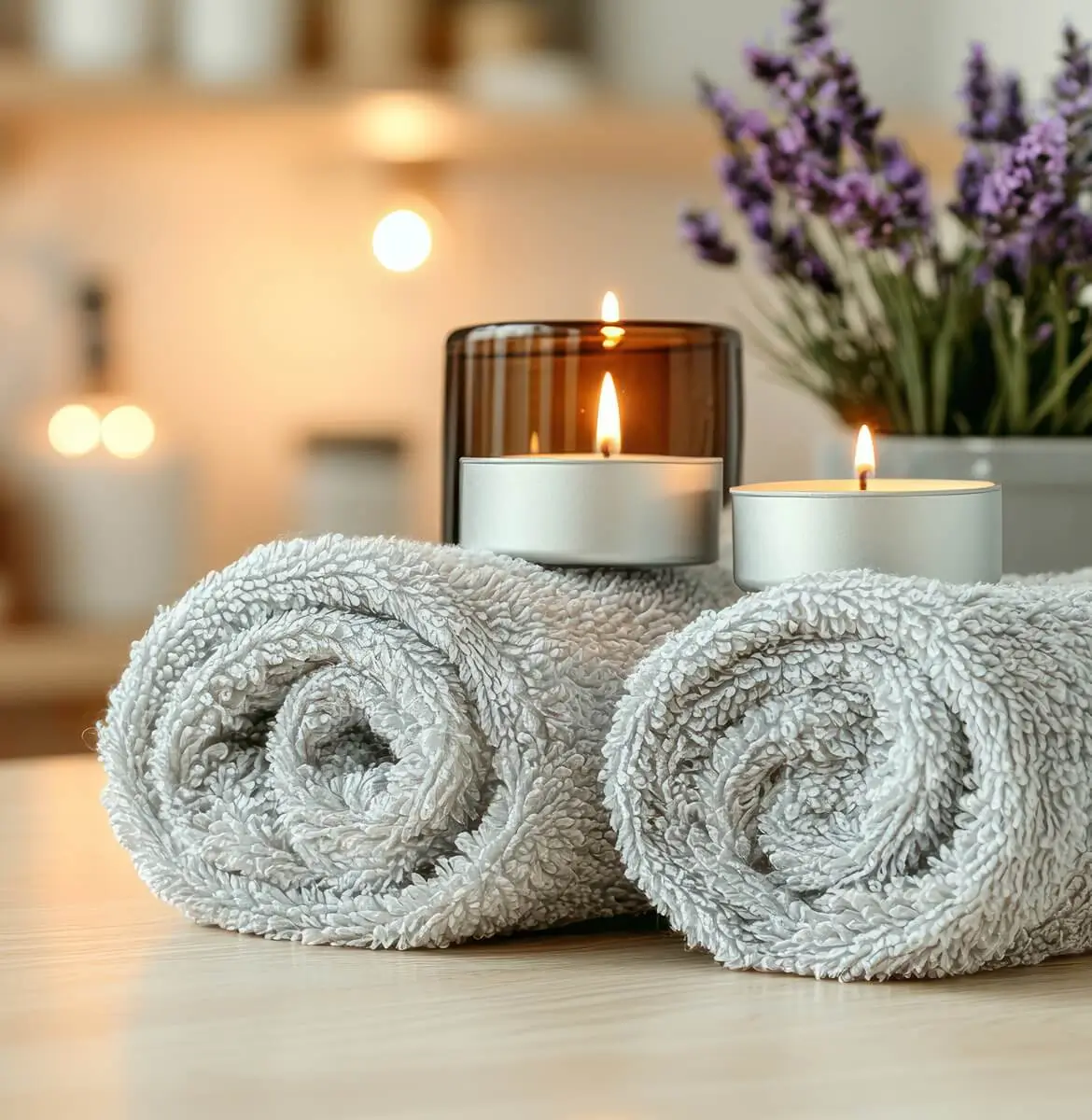 Relaxing colors for spa