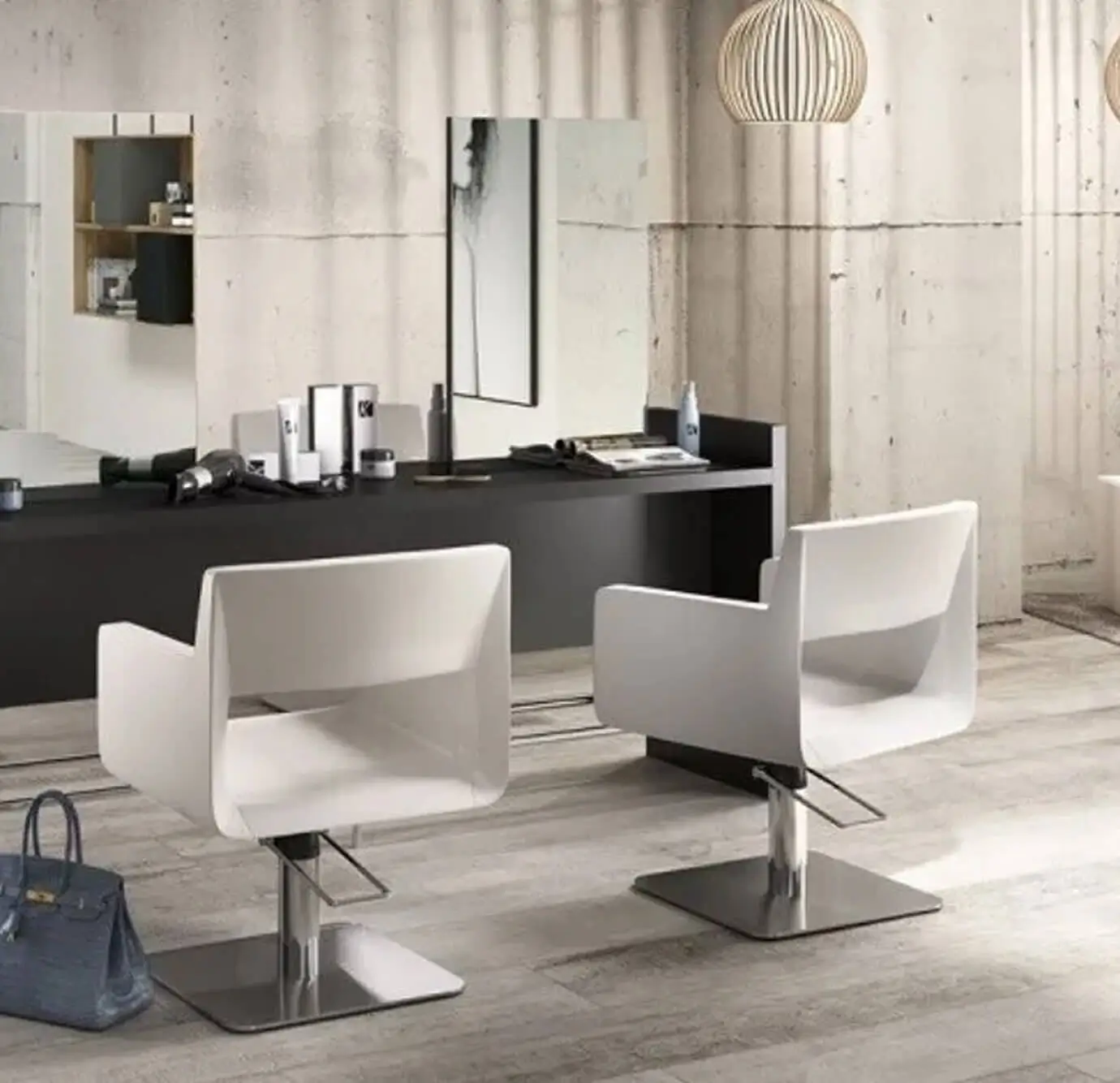 hair salon styling station