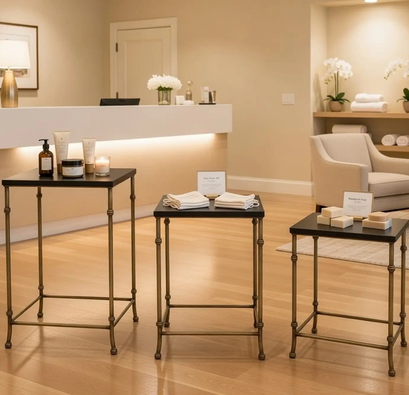 nesting display table